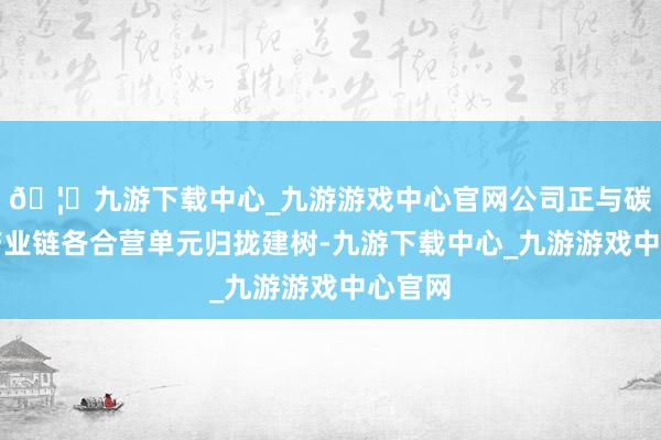 🦄九游下载中心_九游游戏中心官网公司正与碳纤维产业链各合营单元归拢建树-九游下载中心_九游游戏中心官网