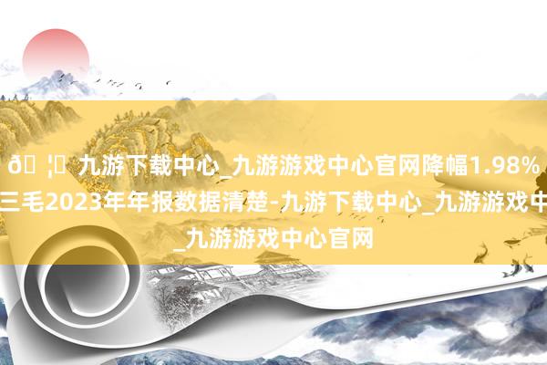 🦄九游下载中心_九游游戏中心官网降幅1.98%）上海三毛2023年年报数据清楚-九游下载中心_九游游戏中心官网