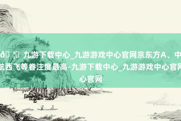 🦄九游下载中心_九游游戏中心官网京东方A、中航西飞等眷注度最高-九游下载中心_九游游戏中心官网