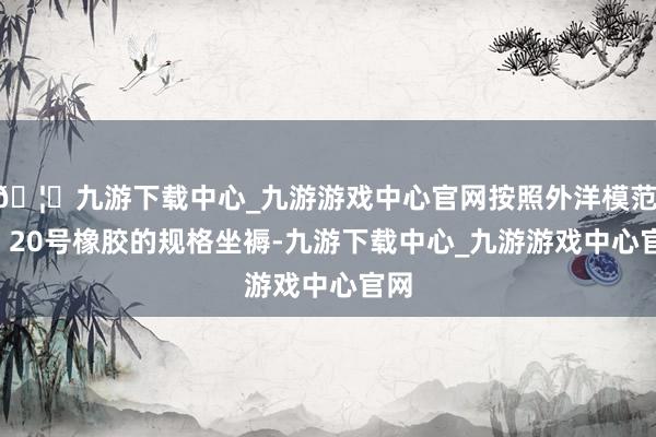 🦄九游下载中心_九游游戏中心官网按照外洋模范ISO 20号橡胶的规格坐褥-九游下载中心_九游游戏中心官网