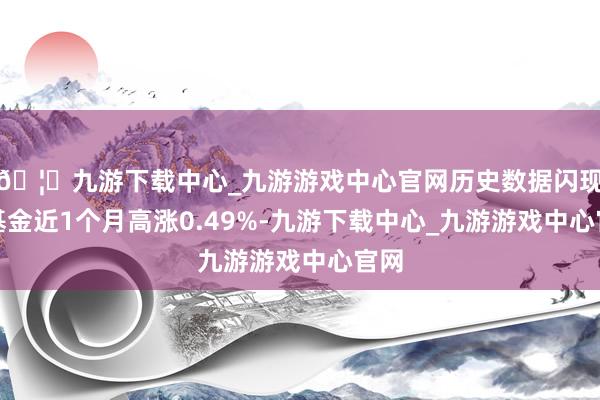 🦄九游下载中心_九游游戏中心官网历史数据闪现该基金近1个月高涨0.49%-九游下载中心_九游游戏中心官网